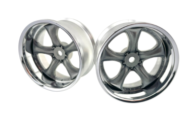 WORK VS KF WHEEL STANDARD RIM OFFSET6/8 Chrom gray metalic